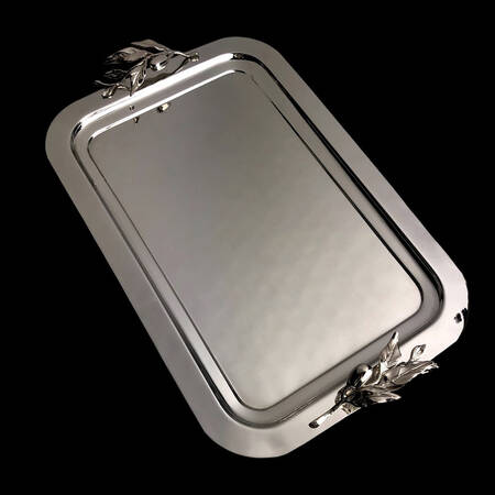 Oliveira (Stainless Hollowware) 17" Rectangular Tray