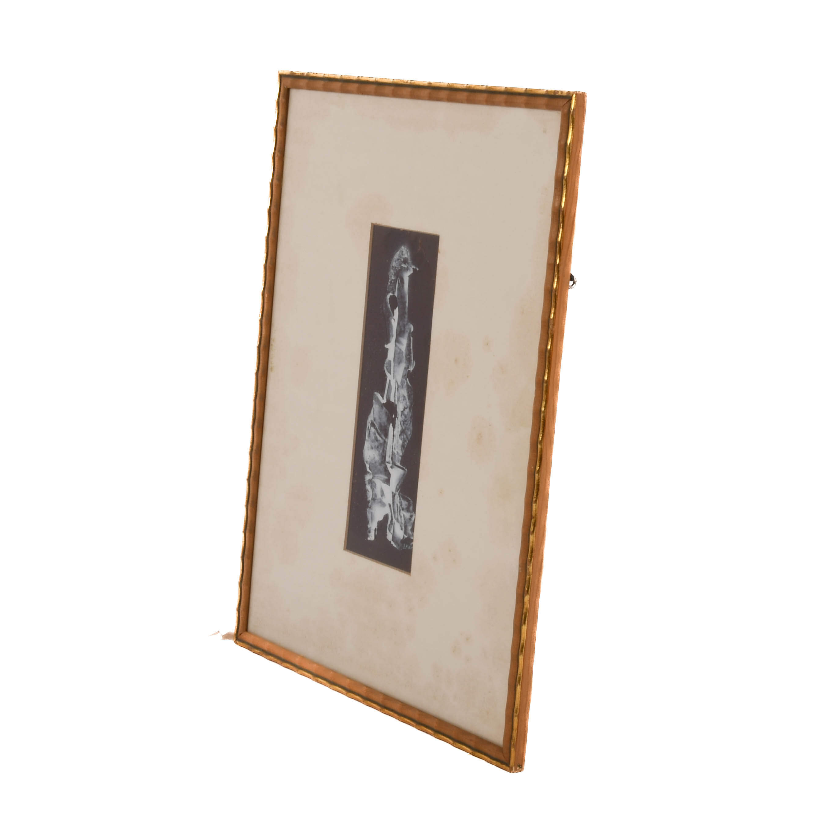 Framed J. Akston "Untitled" Oil on Paper-4