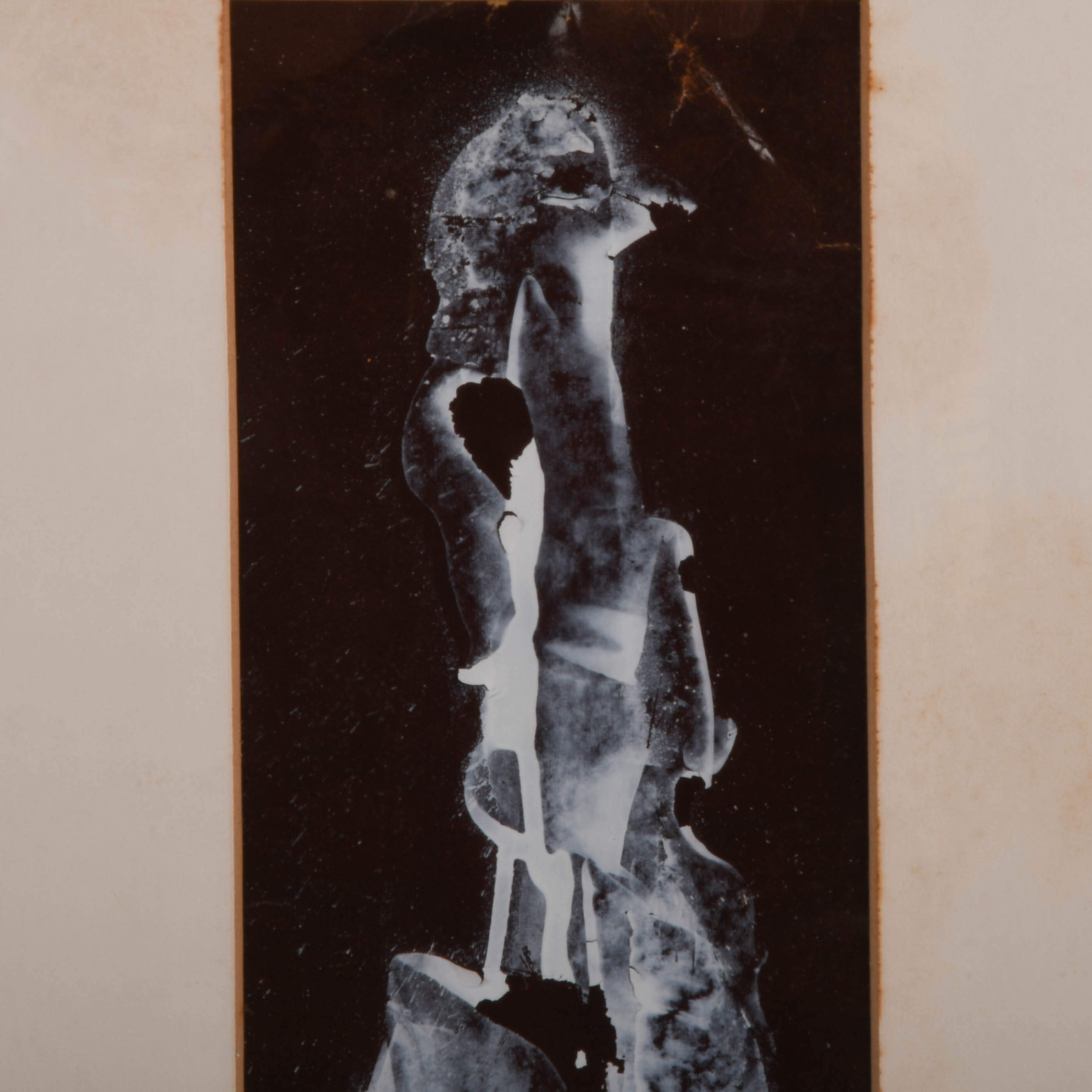 Framed J. Akston "Untitled" Oil on Paper-3