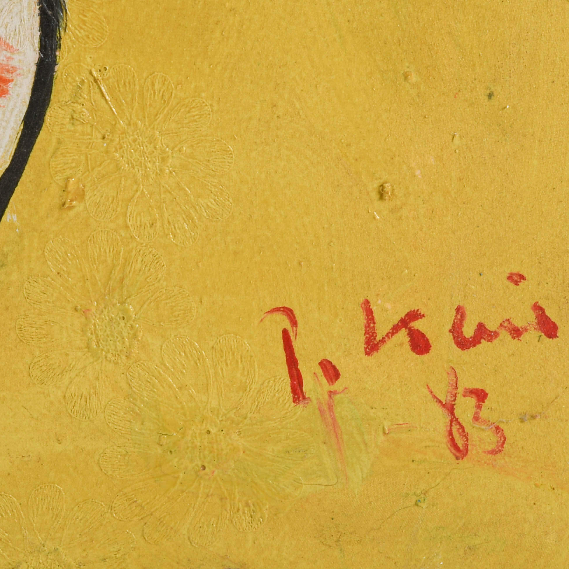 Signed Peter Keil "Untitled 83" Oil on Linen-4
