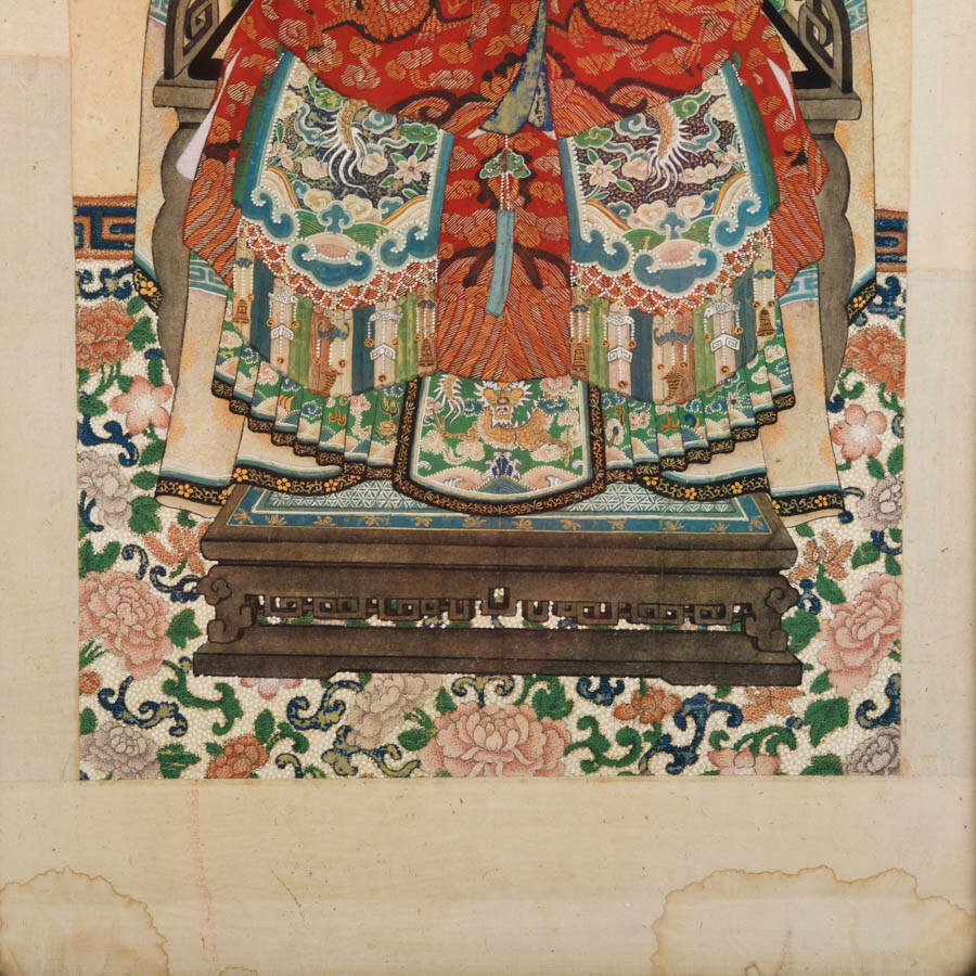 Framed "Guardian of Lineage" Artwork on Silk-4