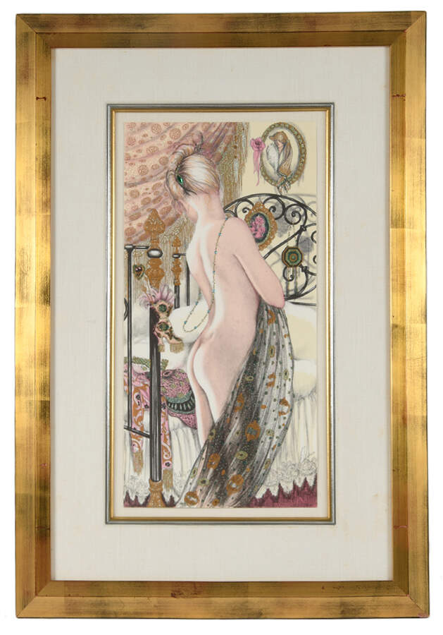 Framed Signed Mary Vickers "Think of Me" Limited-Edition Lithograph-1
