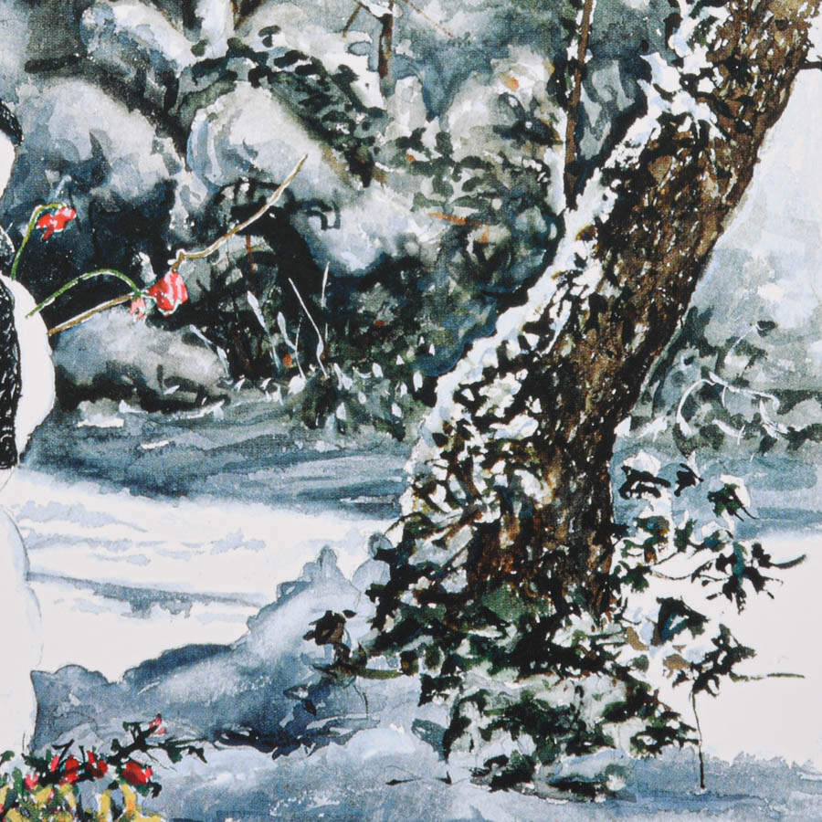 Signed William Mangum "Frosty's Friend" Print-3