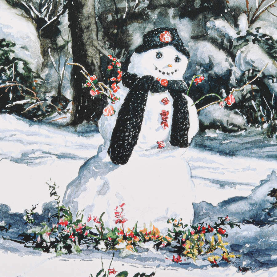 Signed William Mangum "Frosty's Friend" Print-2