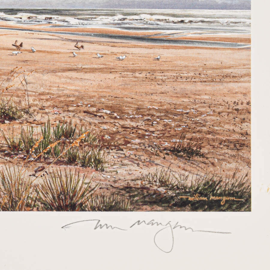 Signed William Mangum "Cape Hatteras" Artwork-4