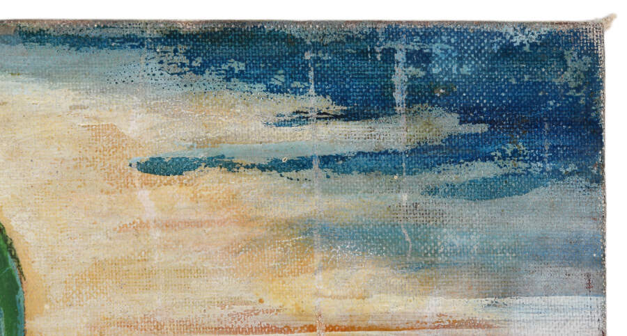 Signed "The Emerging Peace" Acrylic on Board by Han Hsiang Chiu-5