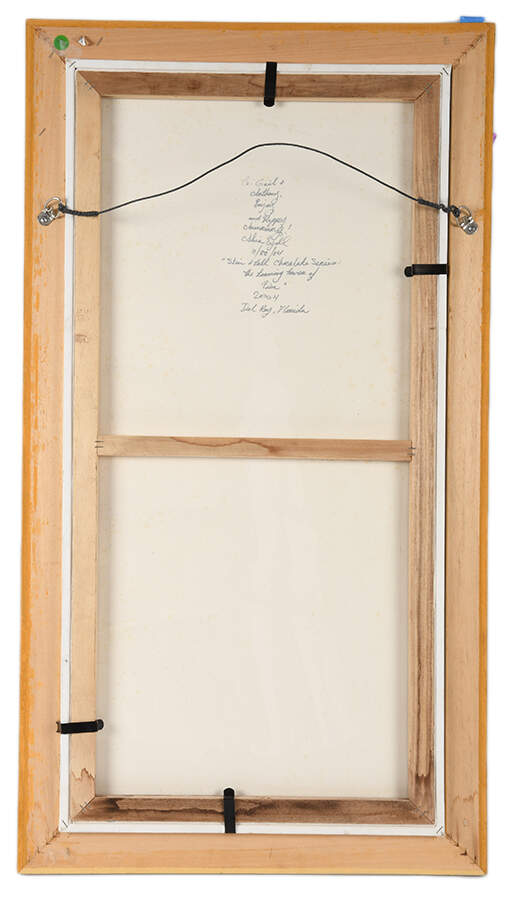 Framed Signed Alina Eydel "The Leaning Tower of Pisa" Mixed Media on Paper-2