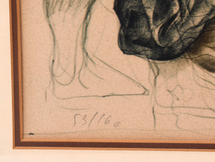 Signed Claude Weisbuch "L'atelier du peintre" Limited-Edition 53/160 Sketch-6