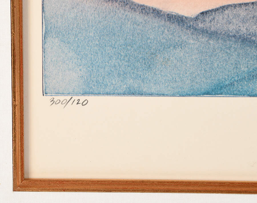 Framed Signed "Beginnings" Lithograph by Paul Harmon-5