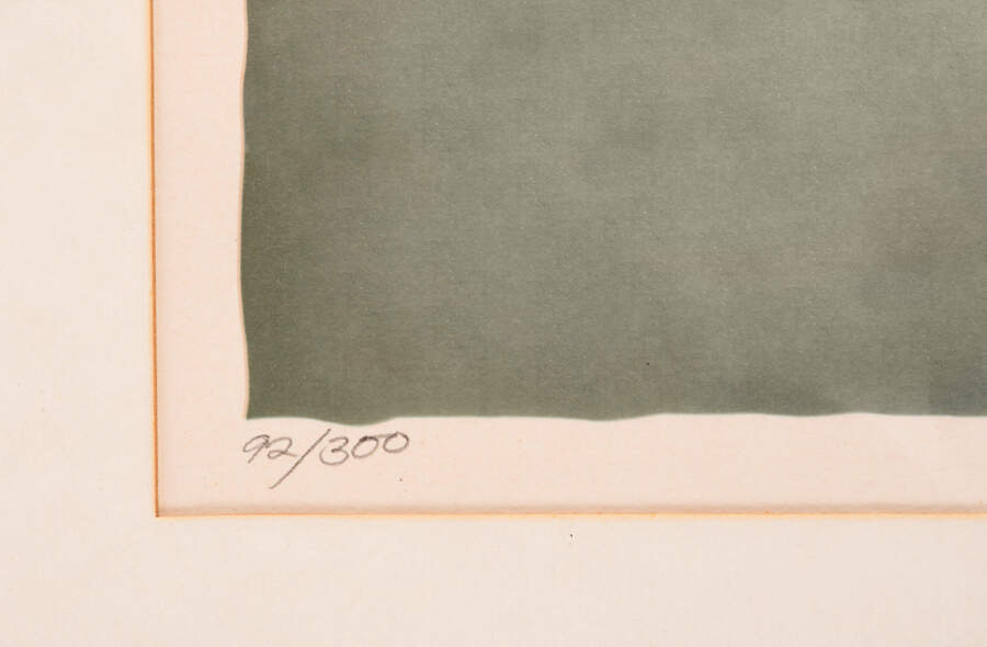 Framed Signed Louis Russamanno "Interlude" Limited-Edition 92/300 Print-4