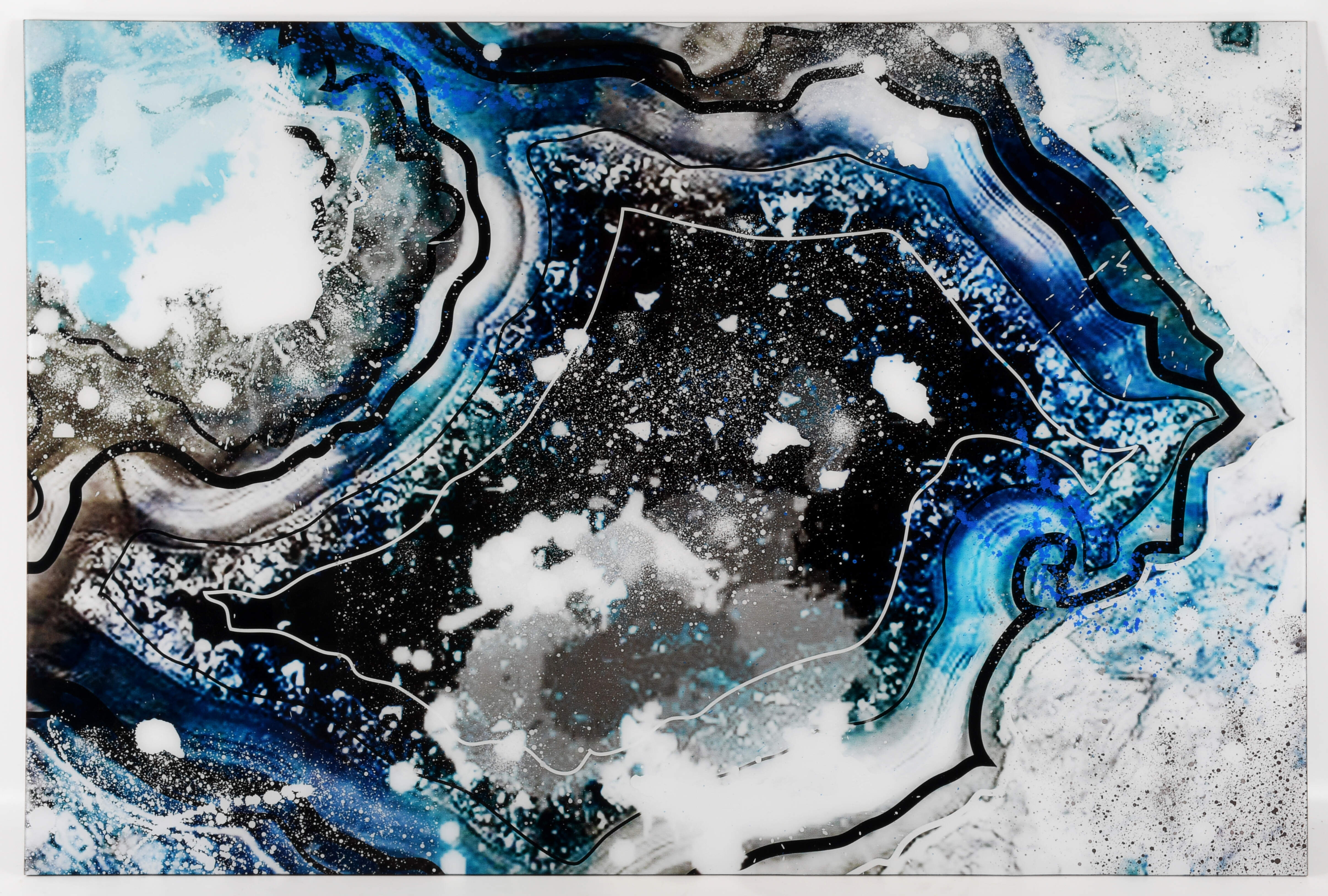 Abstract Pour Print on Acrylic-1