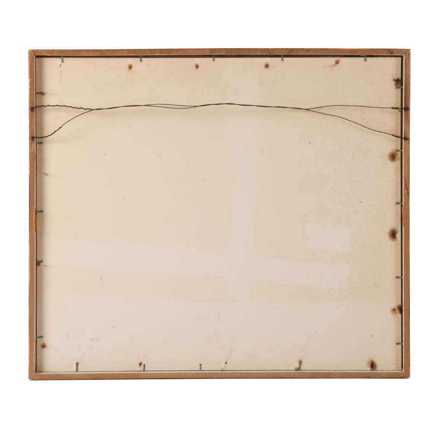 Framed Signed Abstract-Style Artwork-6