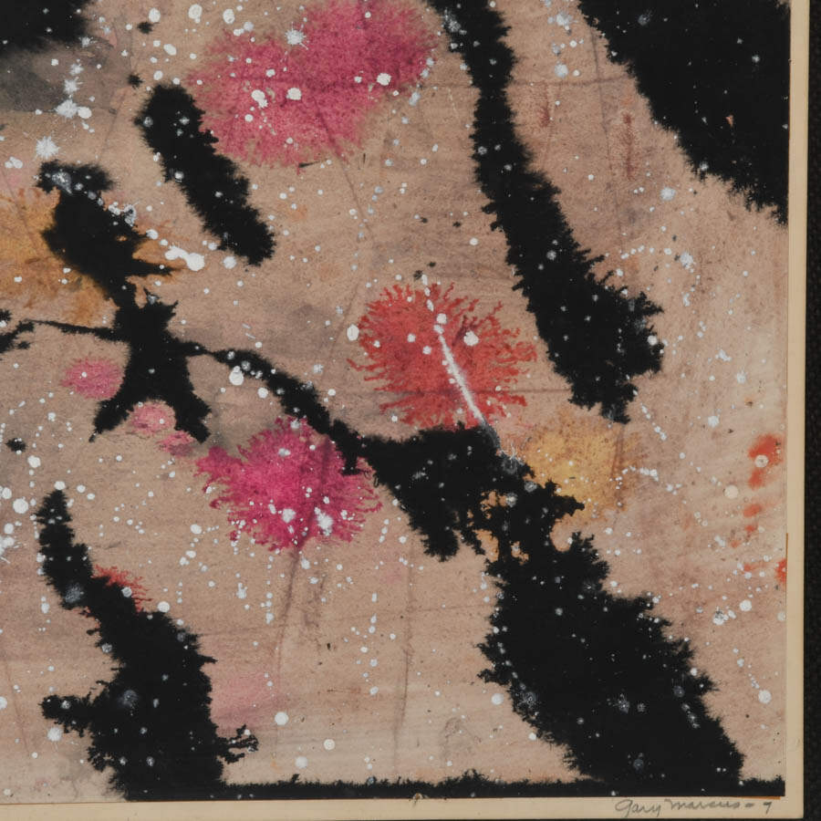 Framed Signed Abstract-Style Artwork-4
