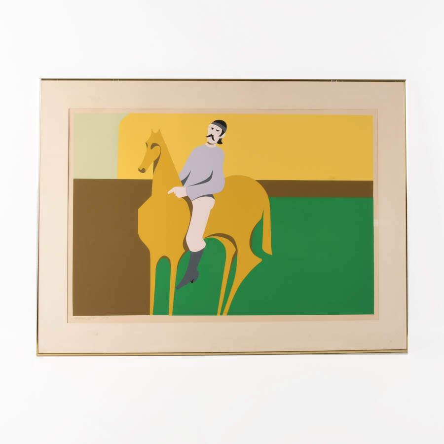 Signed Limited-Edition Equestrian Rider Lithograph-1