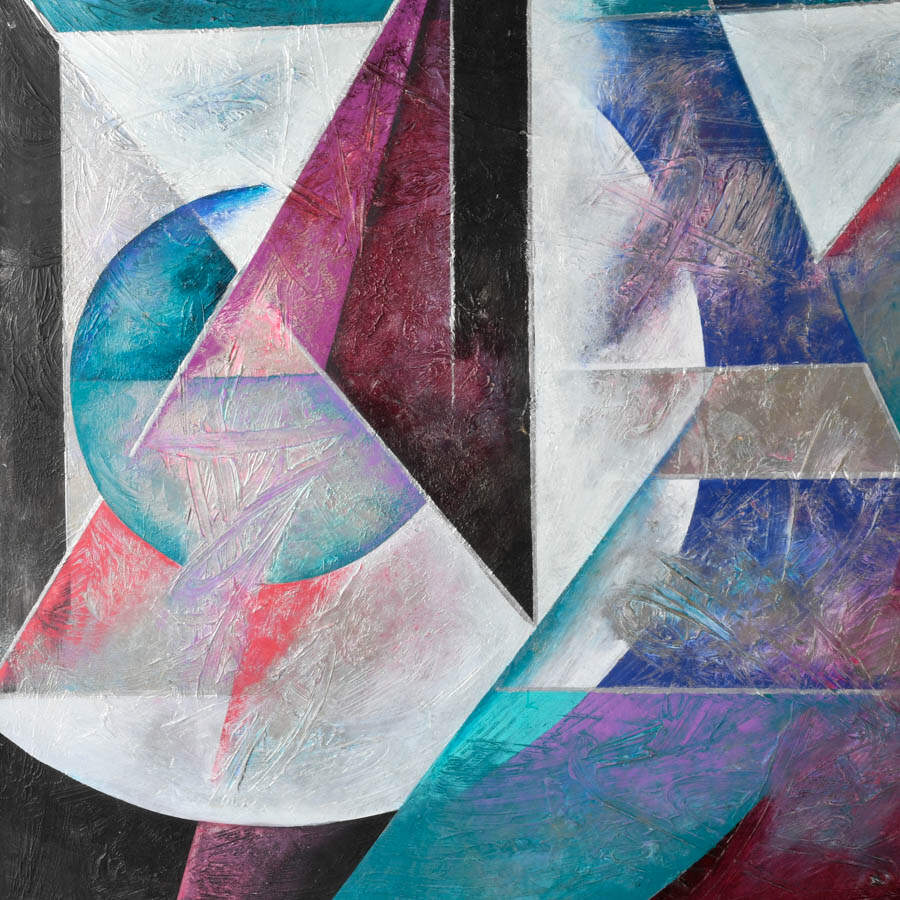 Signed Marlene Healey Abstract Artwork-2