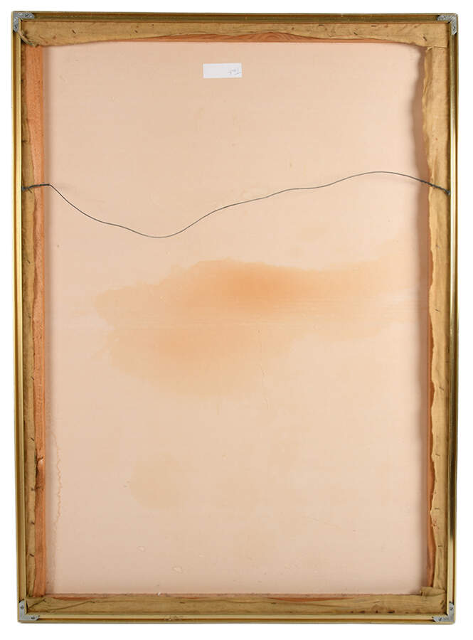 Framed "Feathers and Petals" Canvas on Board-2