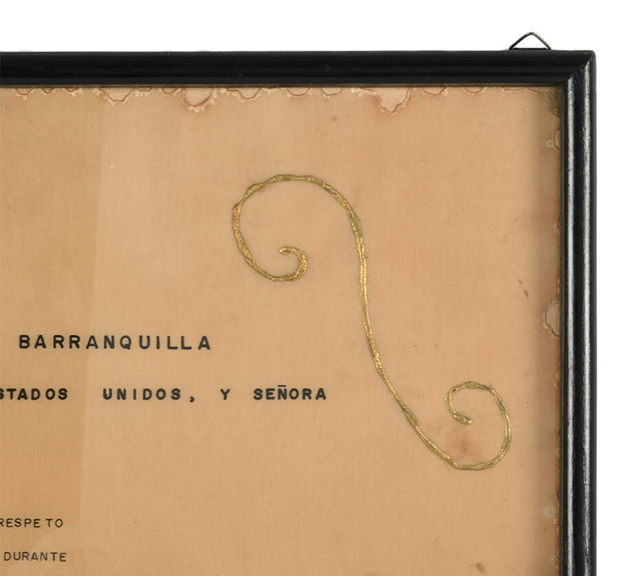 Framed Dedication to Consul George J. Peterson-3