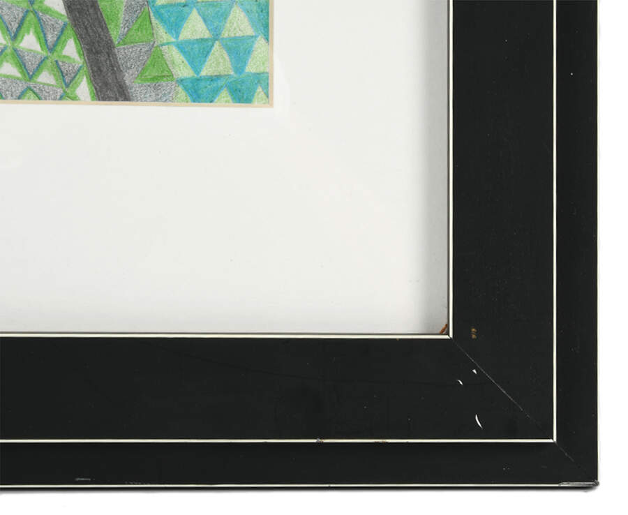 Framed Signed Robert Schilsky "The Green Turban" After Tamara Lempicka-4