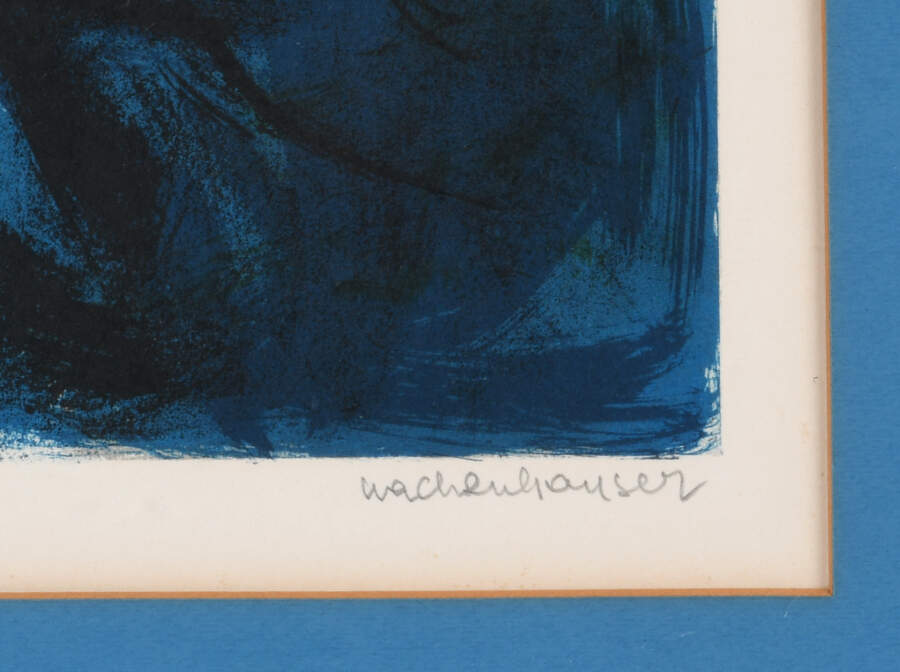 Signed Arie Wachenhauser Mother and Child Limited-Edition 12/150 Lithograph-7