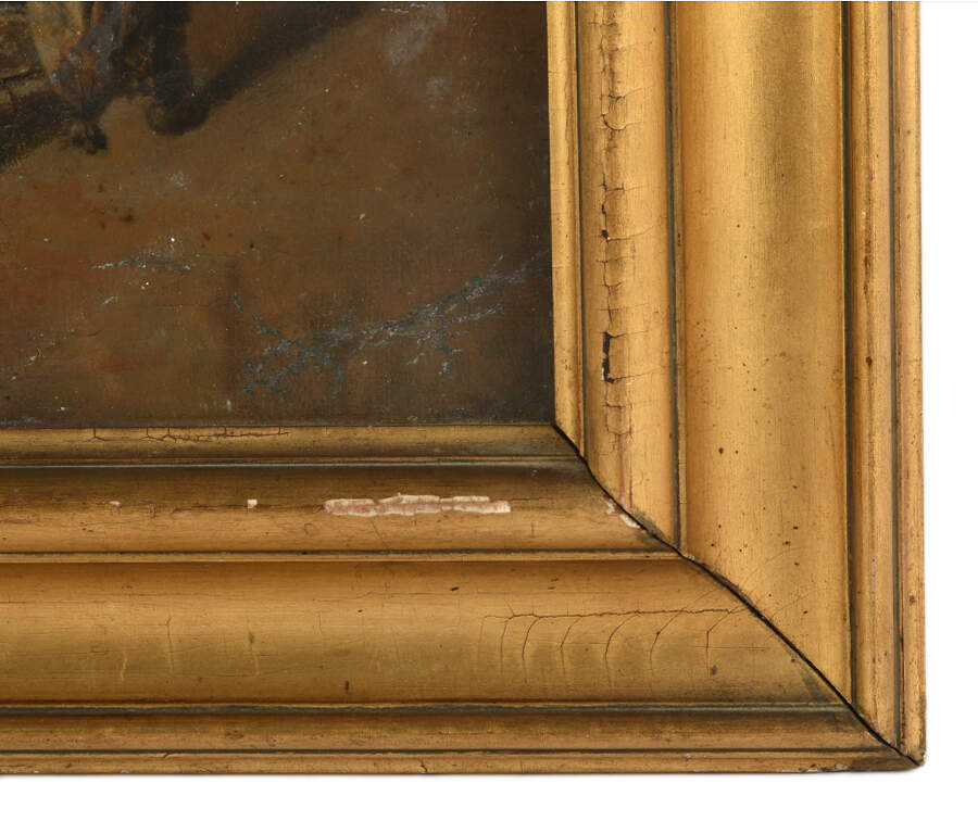 Framed "Still Life with Guitar" Oil on Canvas on Board-4