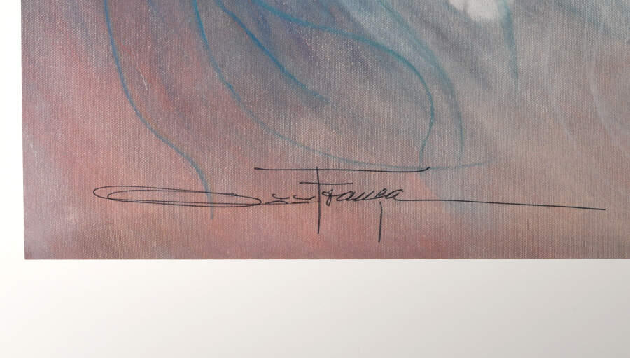 Signed Ozz Franca Limited-Edition 129/150 Artist Proof "Olympia" Print-6