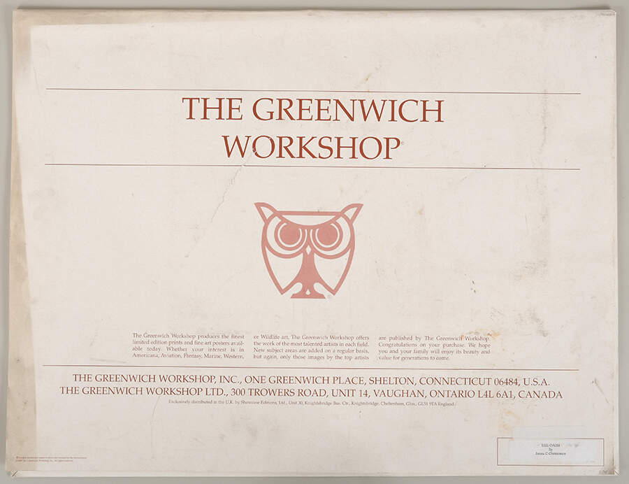 Signed James Christensen Limited-Edition 634/2950 "The Oath" Print-7