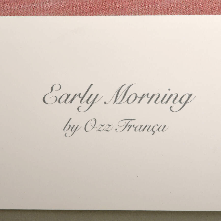 Signed Ozz Franca Limited-Edition 1637/3600 "Early Morning" Print-6