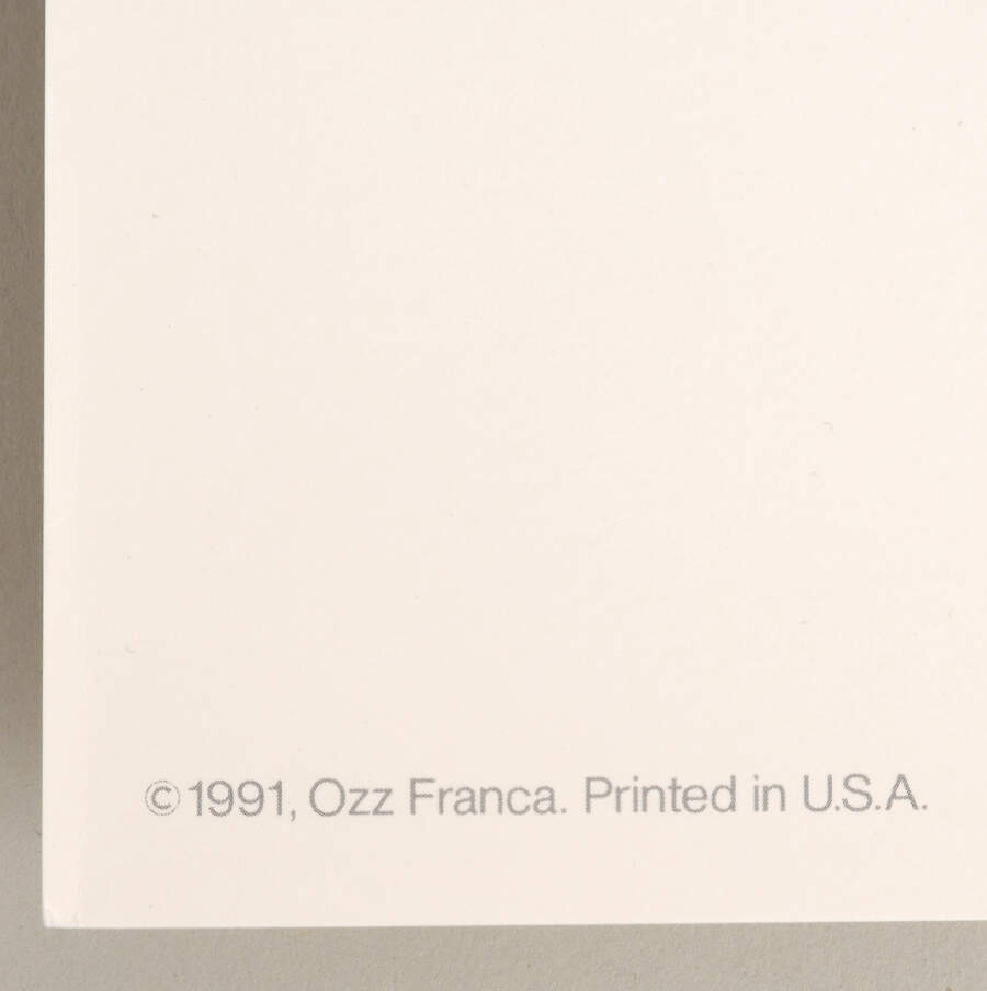 Signed Ozz Franca Limited-Edition 1637/3600 "Early Morning" Print-4