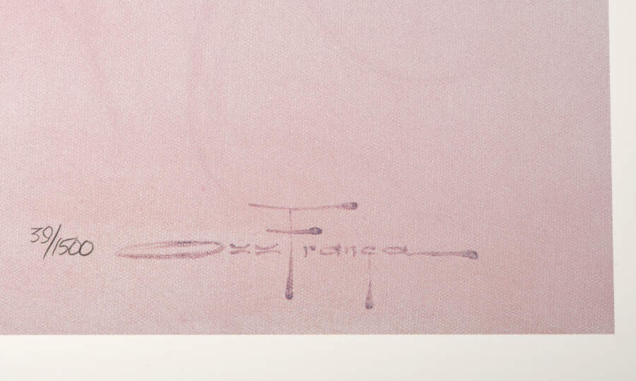 Signed Ozz Franca Limited-Edition 39/1500 "Cecy" Print-3