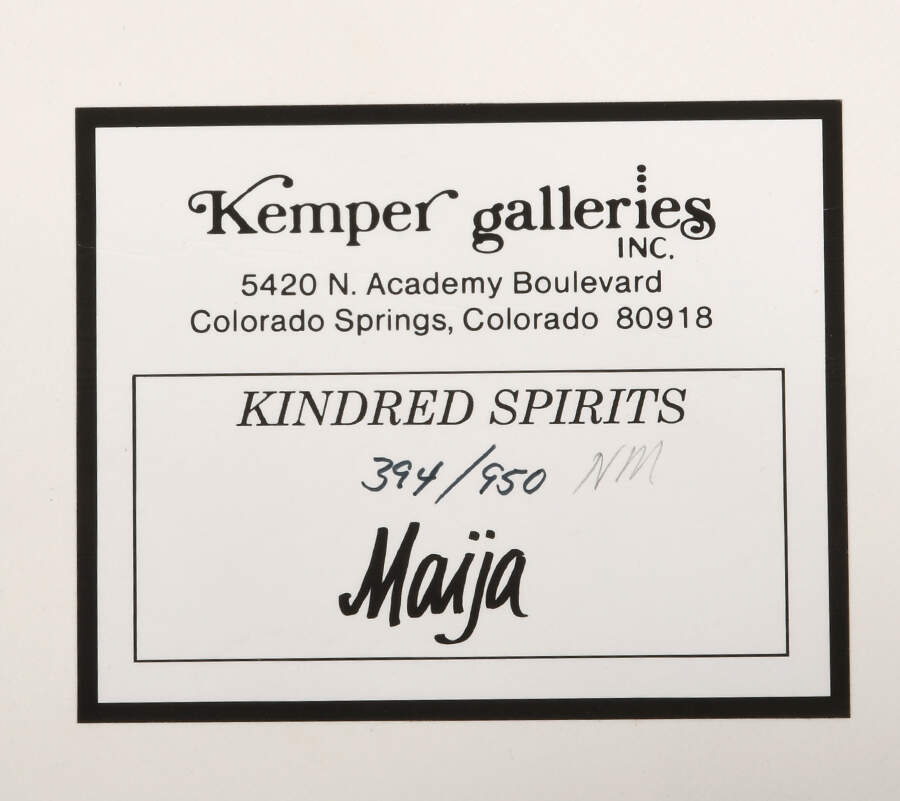 Signed Maija Limited-Edition 394/950 "Kindred Spirits" Print-5