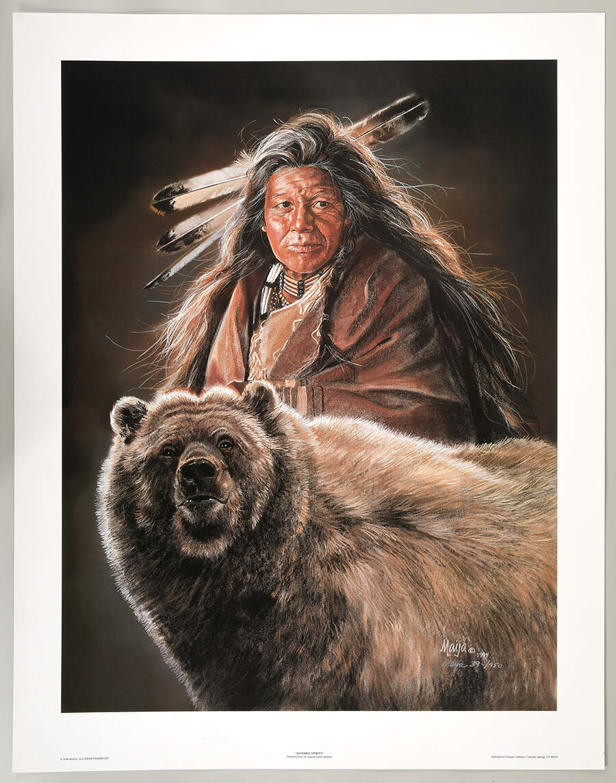 Signed Maija Limited-Edition 394/950 "Kindred Spirits" Print-1