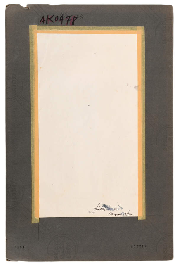 Signed J. Akston Dreamscape Collapse Enamel on Paper-2