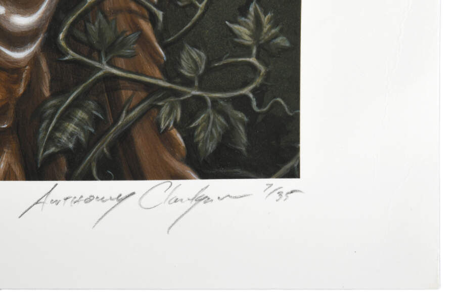Signed Limited-Edition Anthony Clarkson "Veil of Vanity" Print-4