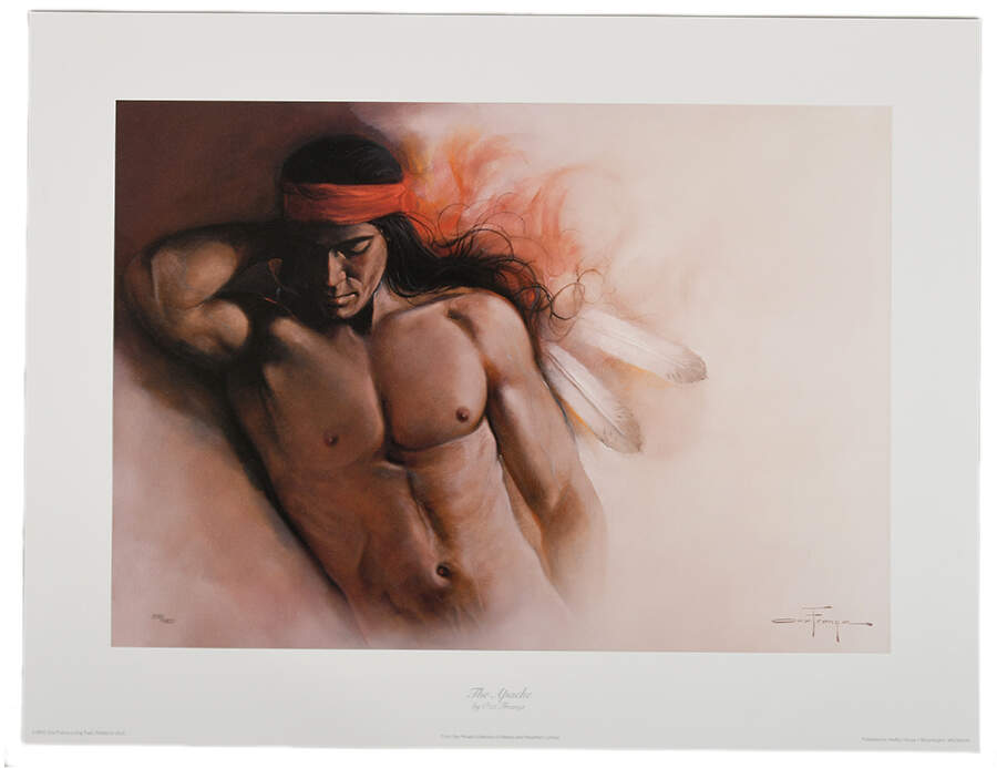 Signed Ozz Franca "The Apache" Limited-Edition 550/4000 Print-1
