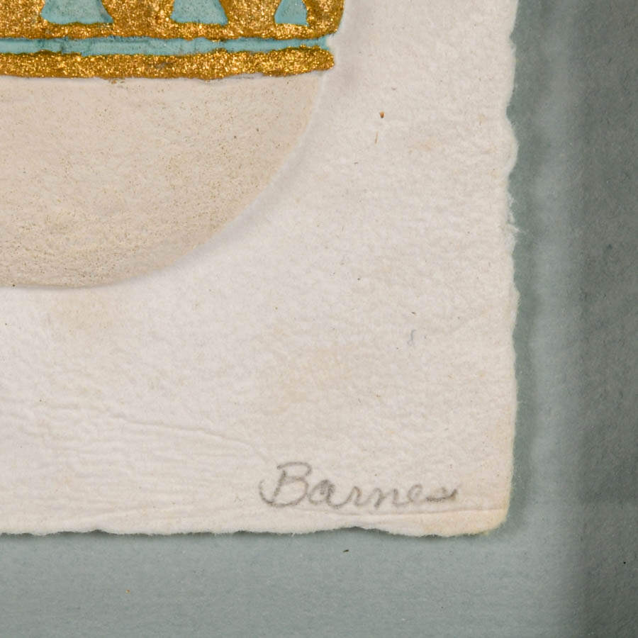 Three-Piece 3D Hand-Cast Signed Barnes Southwest Scenes-5