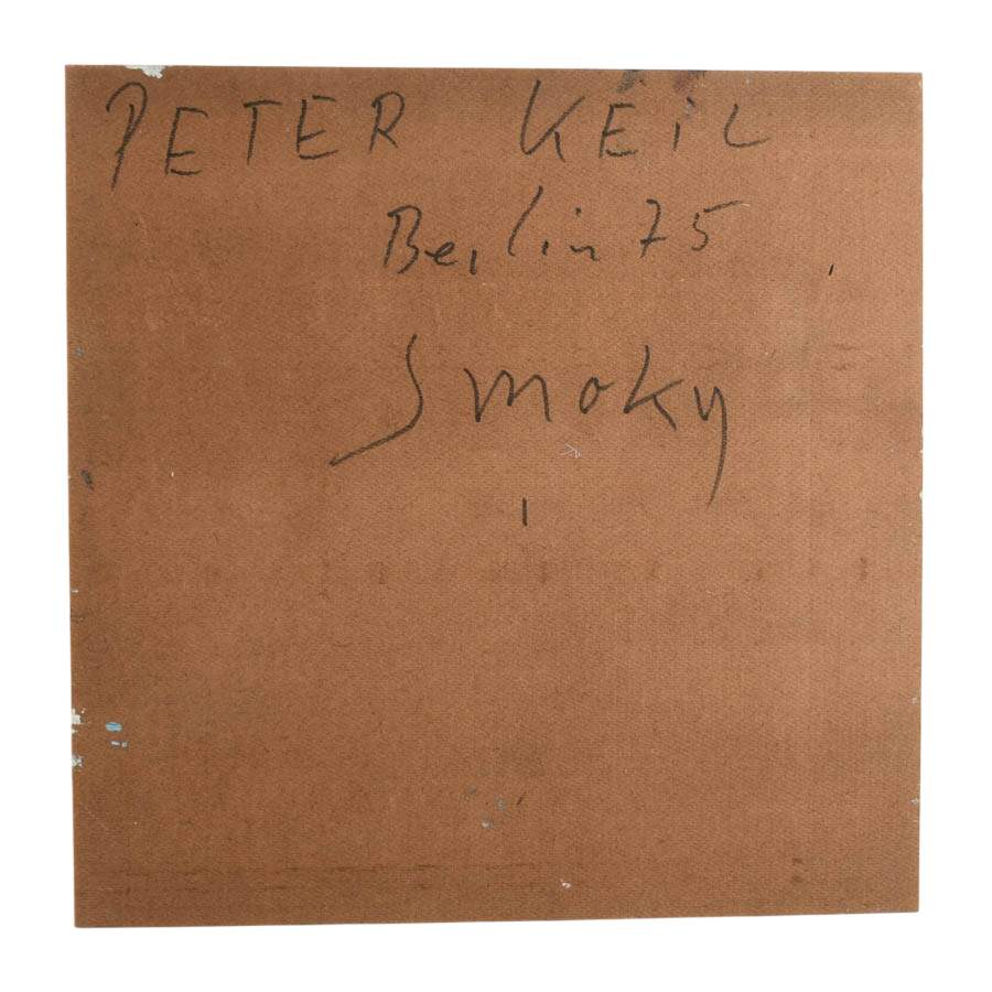 Signed Peter Keil "Primary Thoughts" Mixed Media on Masonite-5