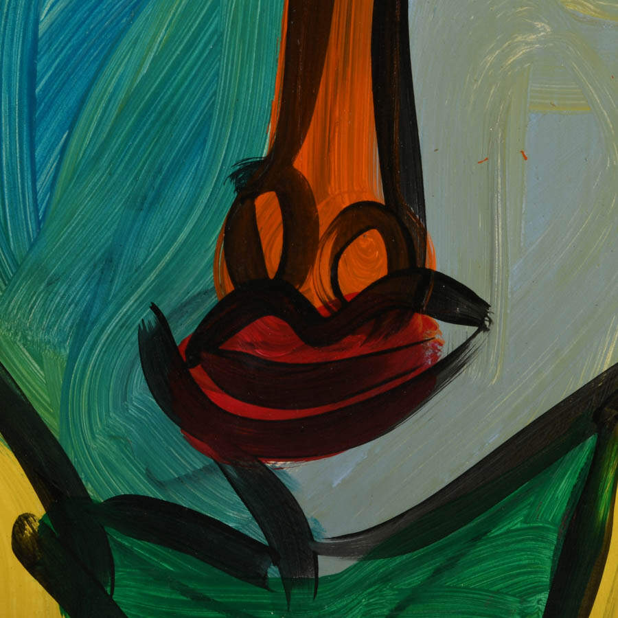 Signed Peter Keil "Radiant Reflection" Mix Media on Masonite-3