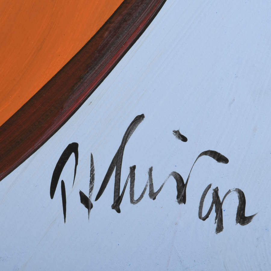 Signed Peter Keil "Sunset Expression" Mixed Media on Masonite-4