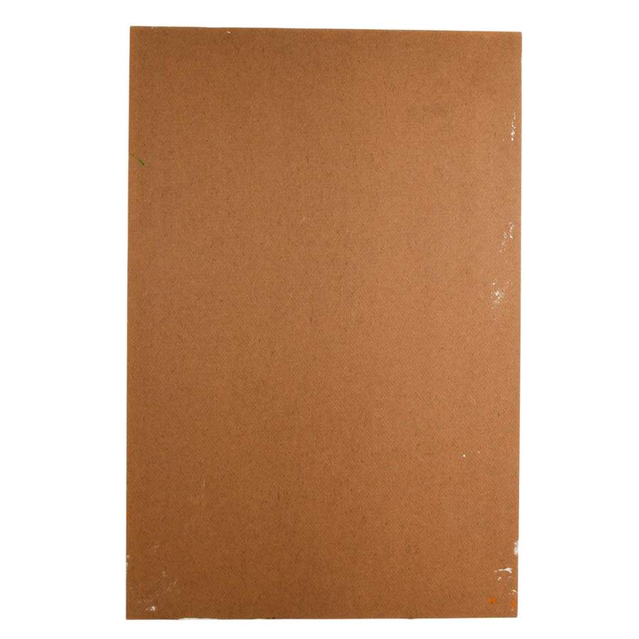 Signed Peter Keil "Untitled 1984" Mixed Media on Masonite-4