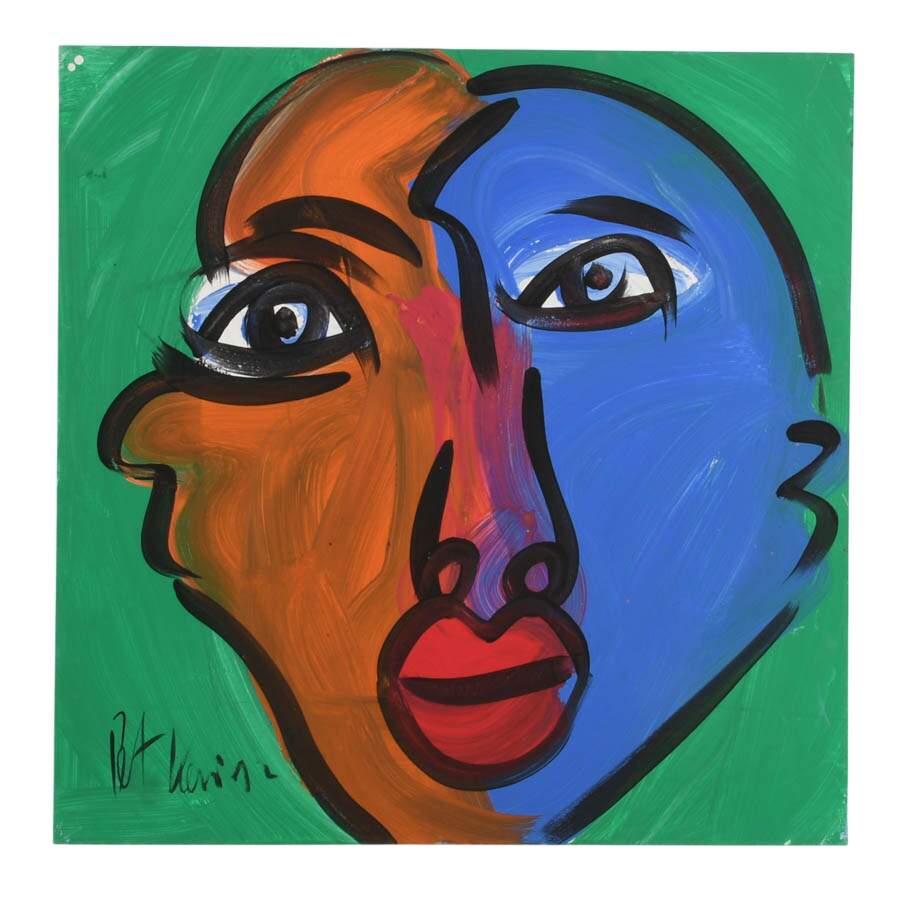 Signed Peter Keil "Reflected Ruminations" Mixed Media on Masonite-1