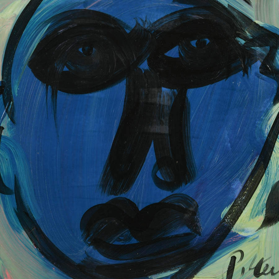 Signed Peter Keil "Magnified Guise" Mix Media on Masonite-2