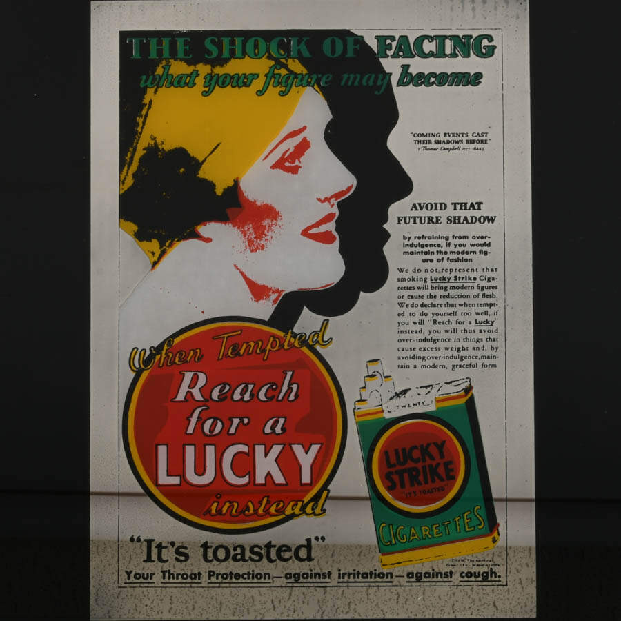 Framed Lucky Strike Promotional Advertising Mirror-2