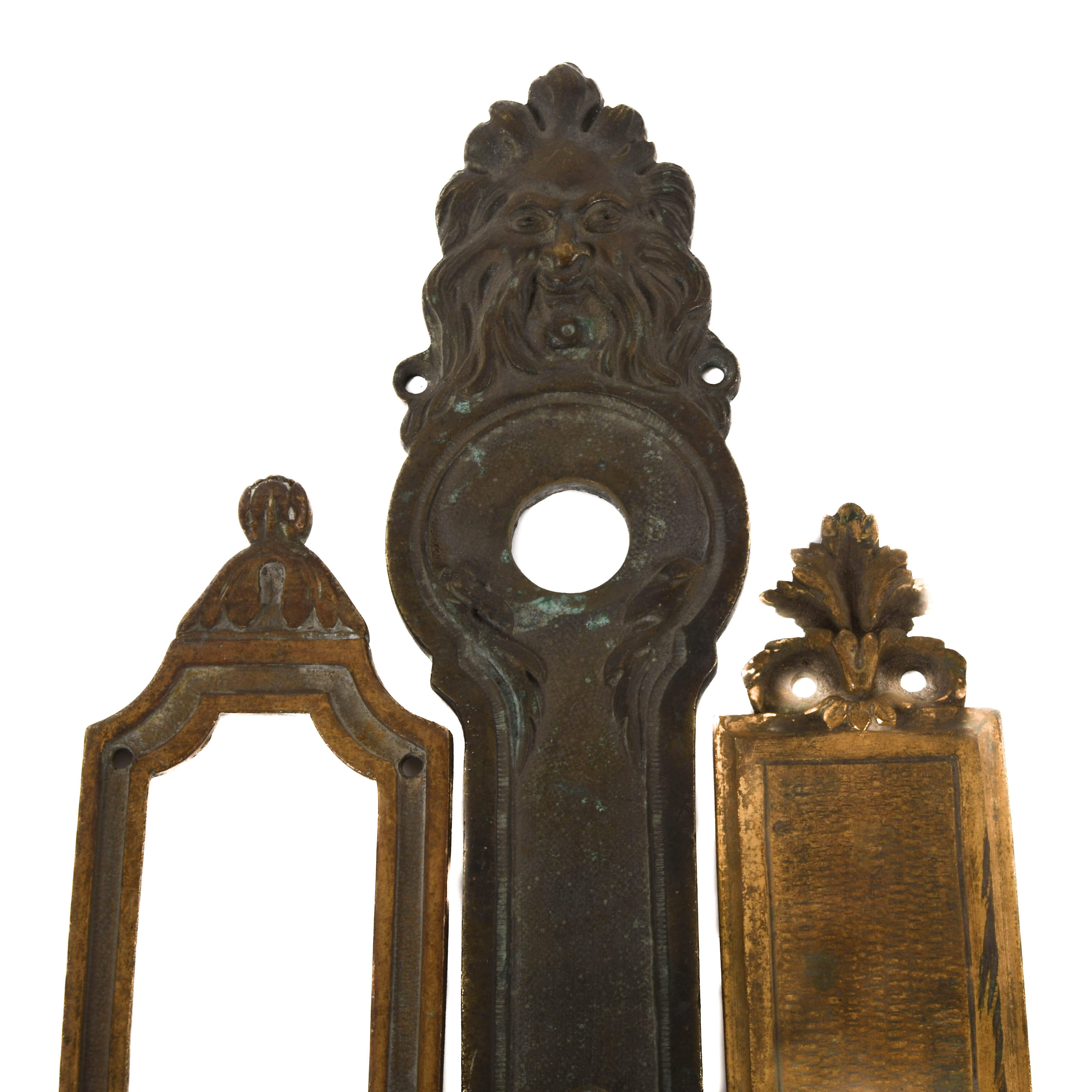 Grouping of Three Bronze Architectural Hardware Accouterments-3