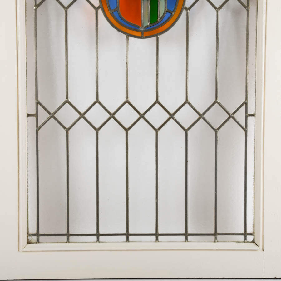 Large Antique Stained-Glass Window-3