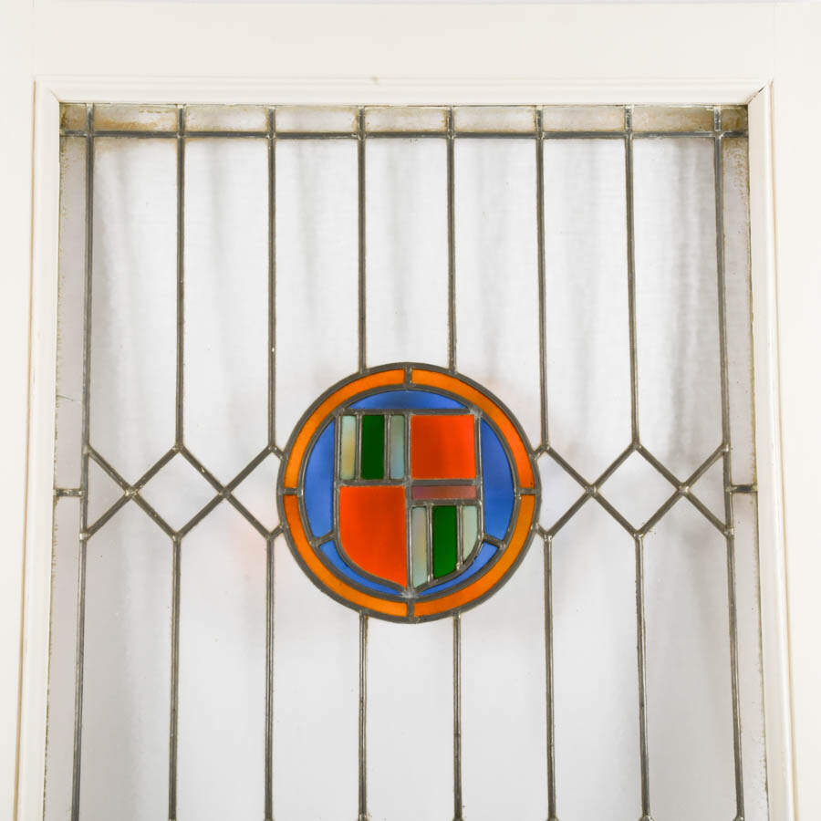 Large Antique Stained-Glass Window-2