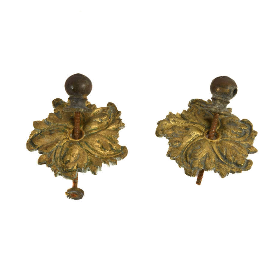Lot of Ten Antique French Ormolu Architectural Hardware Details-2