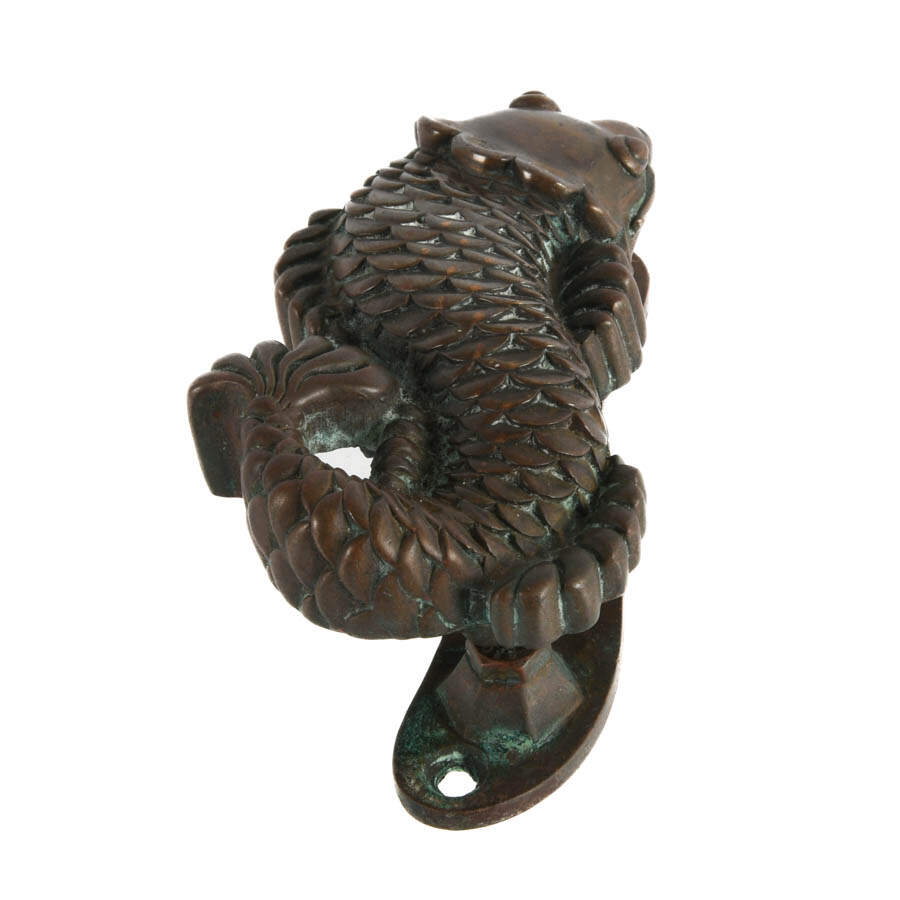 Vincenza Designs Bronze Pollino Koi Door Knocker-6