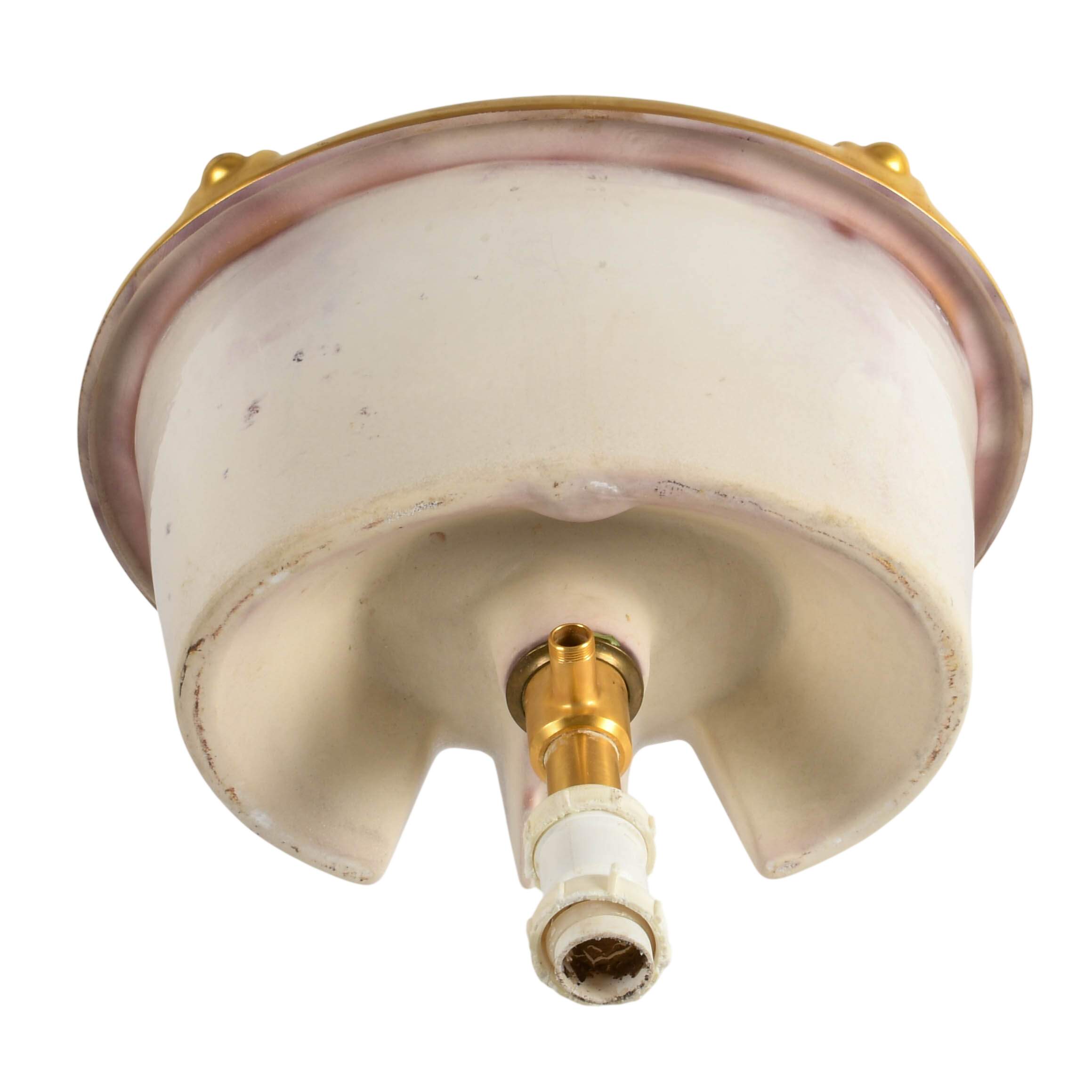 Sherle Wagner Gilt Scalloped Empire Over Edge Sink-7