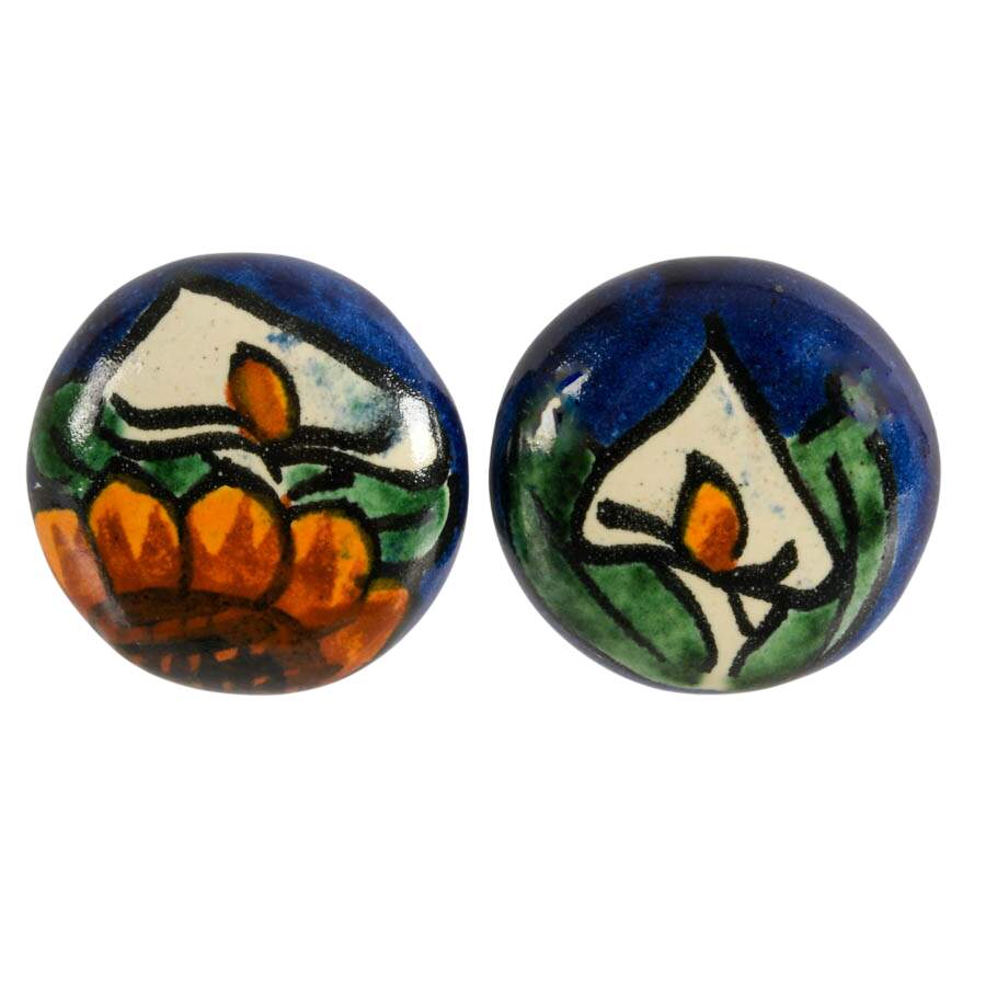 Lot of Six Ceramic Knobs-3