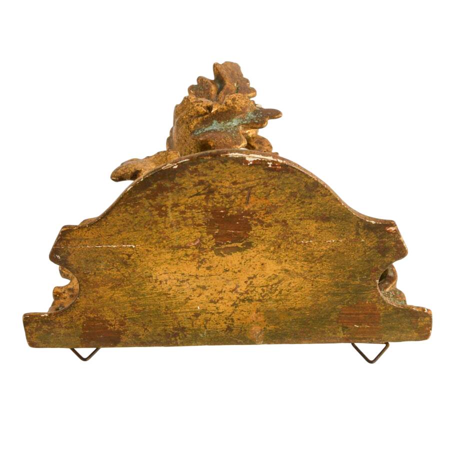 Italian Rococo-Style Gilt Carved Wood Wall Bracket-4